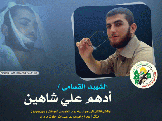 الشهيد أدهم على شاهين