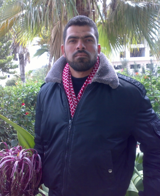 الشهيد القسامي أشرف فرج هنا