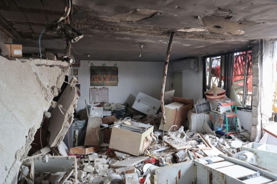 آثار القصف القسامي لمغتصبات ومواقع العدو خلال معركة طوفان الأقصى