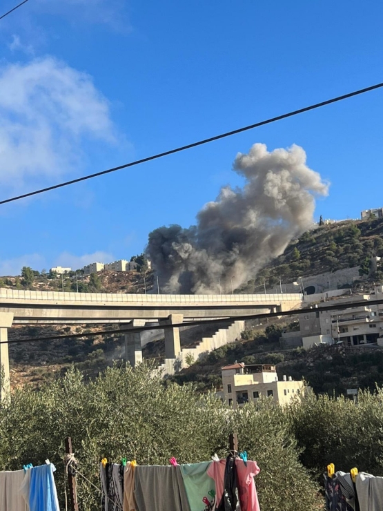 آثار القصف القسامي لمغتصبات ومواقع العدو خلال معركة طوفان الأقصى