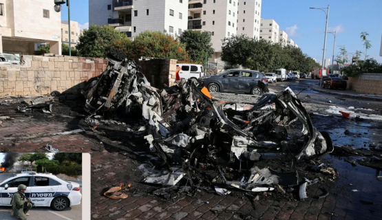 آثار القصف القسامي لمغتصبات ومواقع العدو خلال معركة طوفان الأقصى