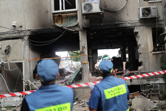 آثار القصف القسامي لمغتصبات ومواقع العدو خلال معركة طوفان الأقصى