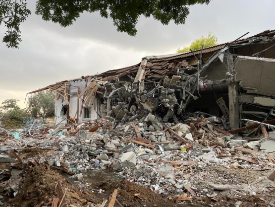 آثار القصف القسامي لمغتصبات ومواقع العدو خلال معركة طوفان الأقصى