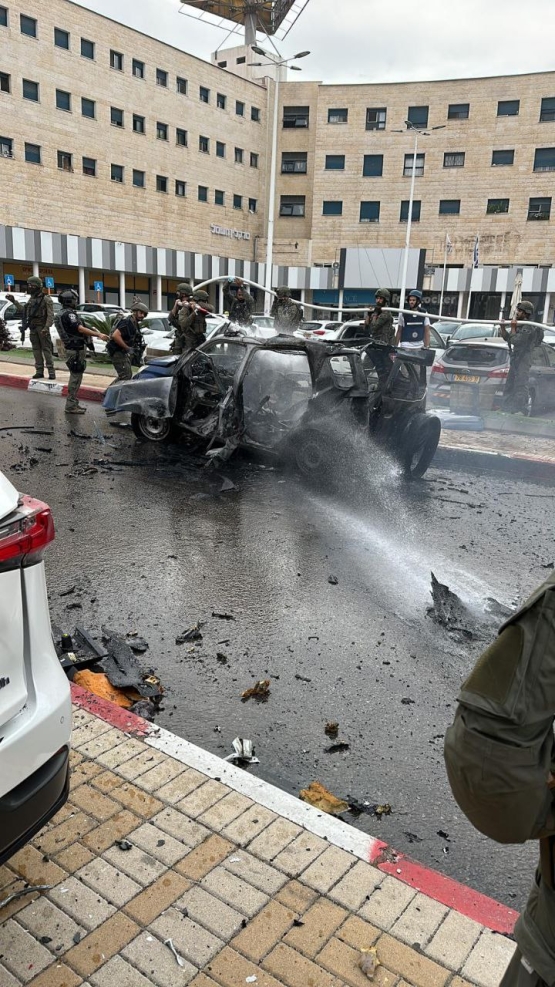 آثار القصف القسامي لمغتصبات ومواقع العدو خلال معركة طوفان الأقصى