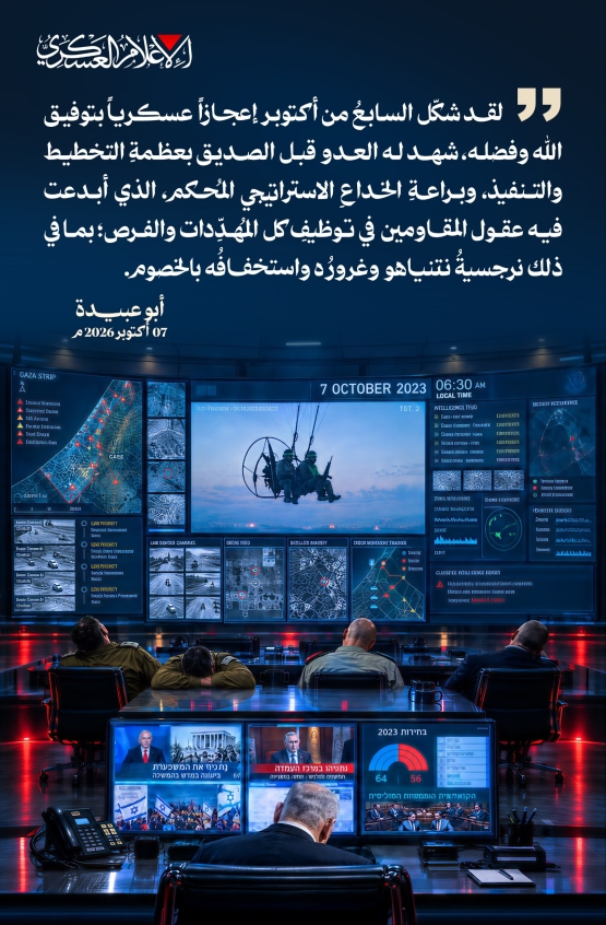 تغريدات الناطق العسكري في ذكرى طوفان الأقصى